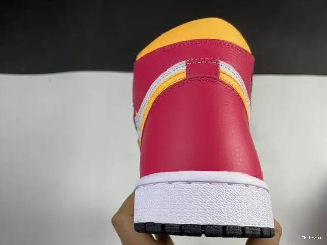 Rep TBK High Jordan Red 1 555088-603 Air Fusion OGLight 0522